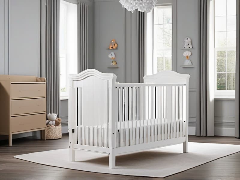 Babybett mit Matratze, 60x120cm